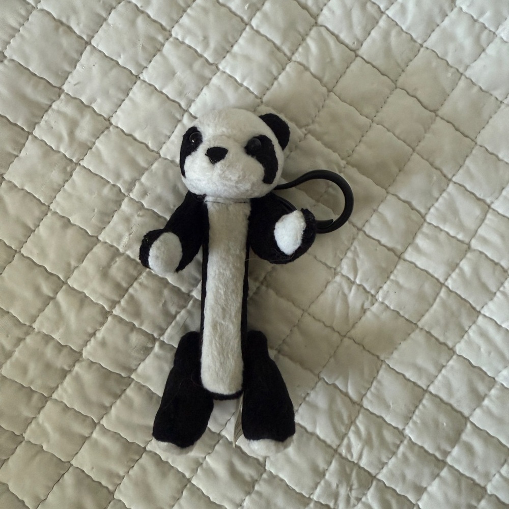 Black and White Panda Plush Toy with Classic Design